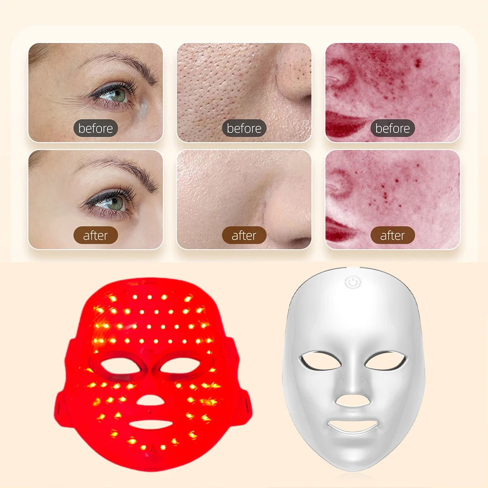 Red Light Therapy Face Mask